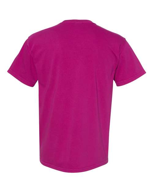 Garment-Dyed Heavyweight T-Shirt - Back - B00708033 - Boysenberry