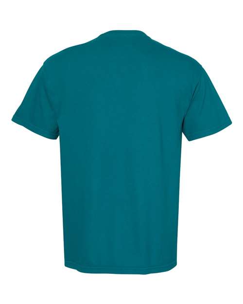 Garment-Dyed Heavyweight T-Shirt - Back - B00708856 - Topaz Blue