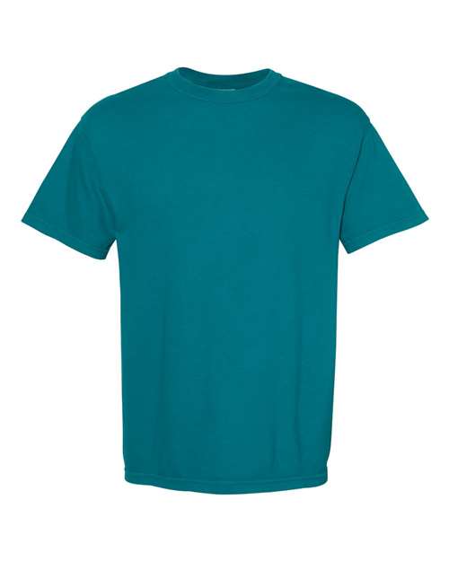 Garment-Dyed Heavyweight T-Shirt - Front - B00708856 - Topaz Blue
