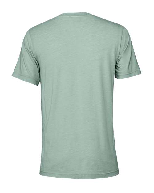 Triblend Tee - Back - B84706222 - Dusty Blue Triblend