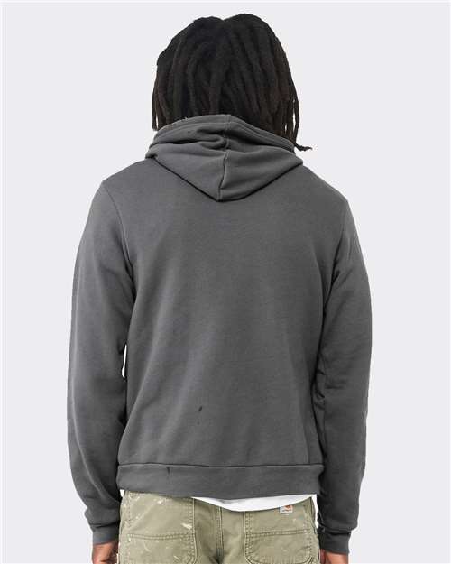 Sponge Fleece Hoodie - OnModelBack - B86306122 - Asphalt