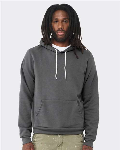 Sponge Fleece Hoodie - OnModelFront - B86306122 - Asphalt