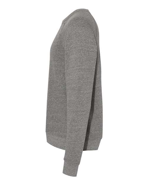 Sponge Fleece Raglan Crewneck Sweatshirt - DirectSide - B85106112 - Deep Heather