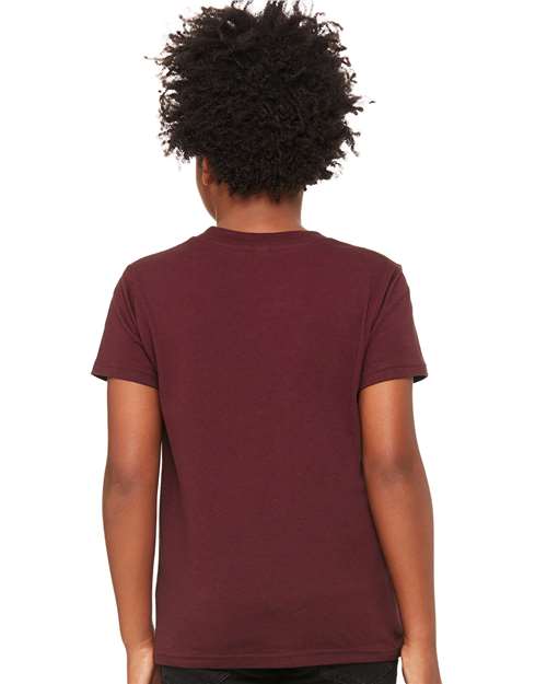Youth Jersey Tee - OnModelBack - B38006533 - Maroon