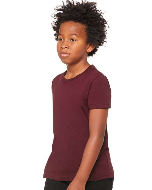 Youth Jersey Tee - OnModelSide - B38006533 - Maroon