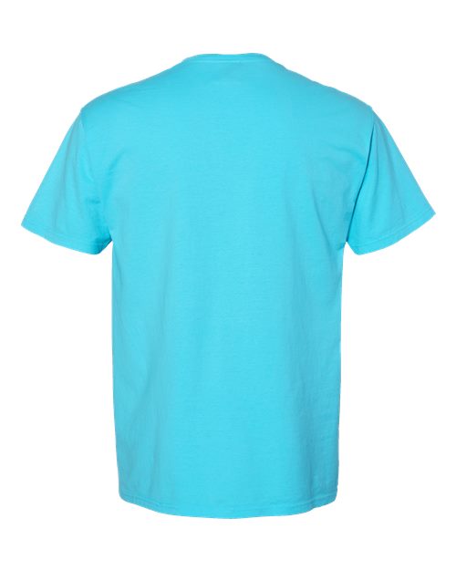 Garment-Dyed Pocket T-Shirt - Back - B35200123 - Freshwater