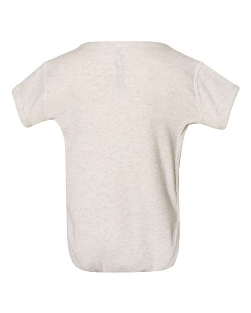 Infant Baby Rib Bodysuit - Back - B30238231 - Natural Heather