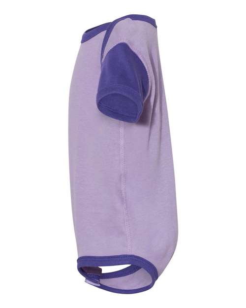 Infant Baby Rib Bodysuit - DirectSide - B30238461 - Lavender/ Purple
