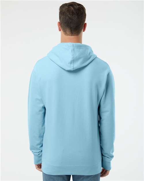Midweight Hooded Sweatshirt - OnModelBack - B23676053 - Blue Aqua