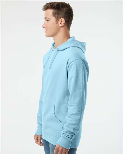 Midweight Hooded Sweatshirt - OnModelSide - B23676053 - Blue Aqua