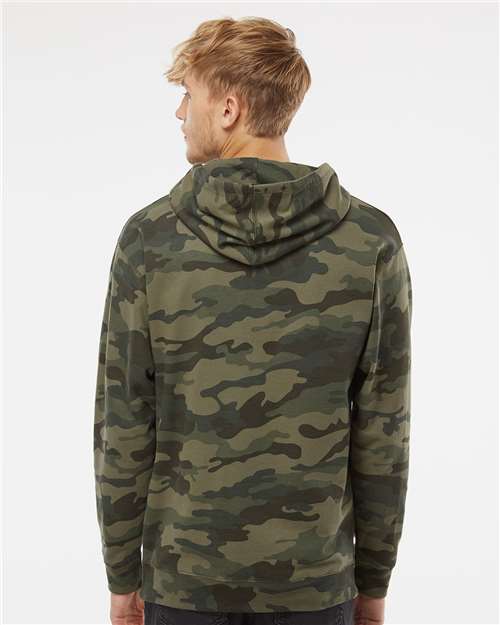 Midweight Hooded Sweatshirt - OnModelBack - B23676983 - Forest Camo