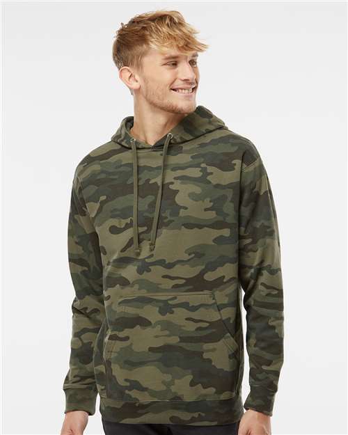 Midweight Hooded Sweatshirt - OnModelFront - B23676983 - Forest Camo
