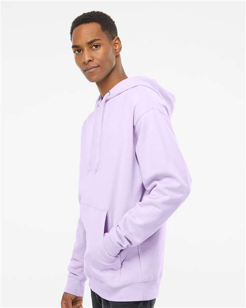 Midweight Hooded Sweatshirt - OnModelSide - B23676212 - Lavender