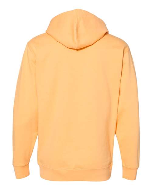 Midweight Hooded Sweatshirt - Back - B23676322 - Peach