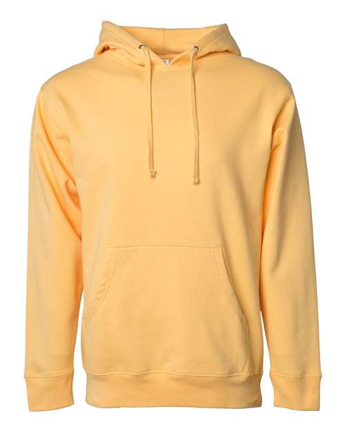 Midweight Hooded Sweatshirt - Front - B23676323 - Peach