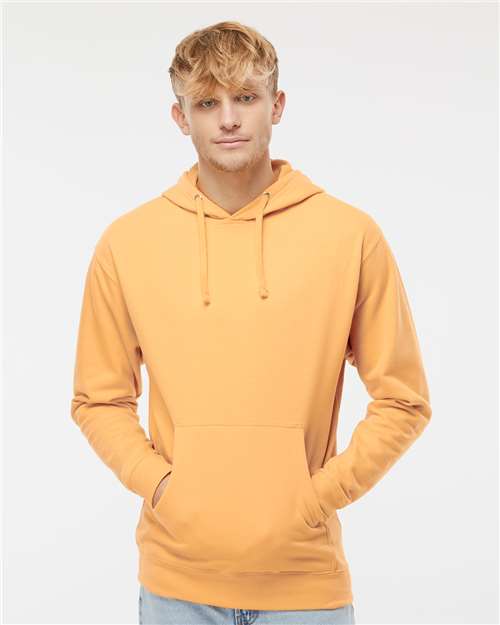 Midweight Hooded Sweatshirt - OnModelFront - B23676323 - Peach