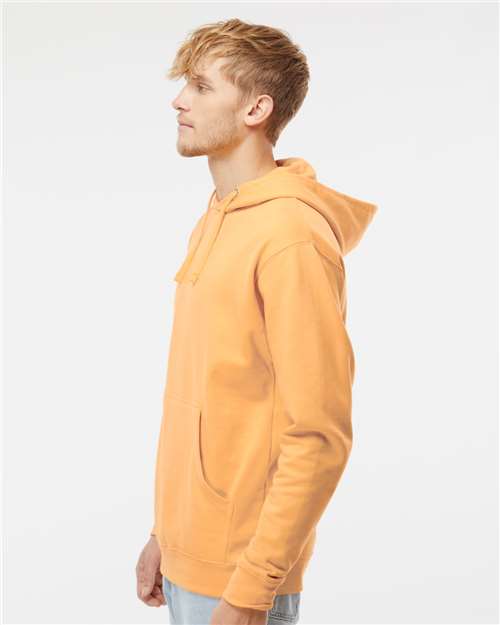 Midweight Hooded Sweatshirt - OnModelSide - B23676323 - Peach