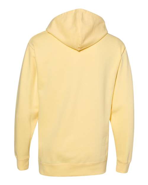 Midweight Hooded Sweatshirt - Back - B23676402 - Light Yellow