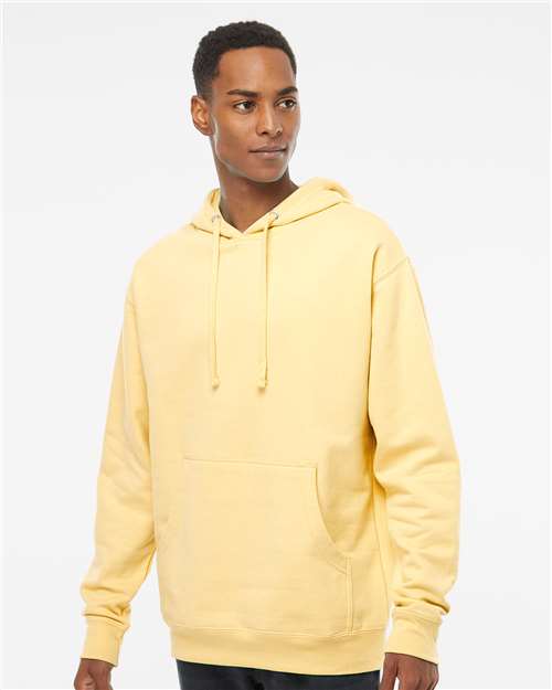 Midweight Hooded Sweatshirt - OnModelFront - B23676403 - Light Yellow
