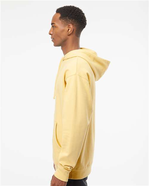 Midweight Hooded Sweatshirt - OnModelSide - B23676403 - Light Yellow