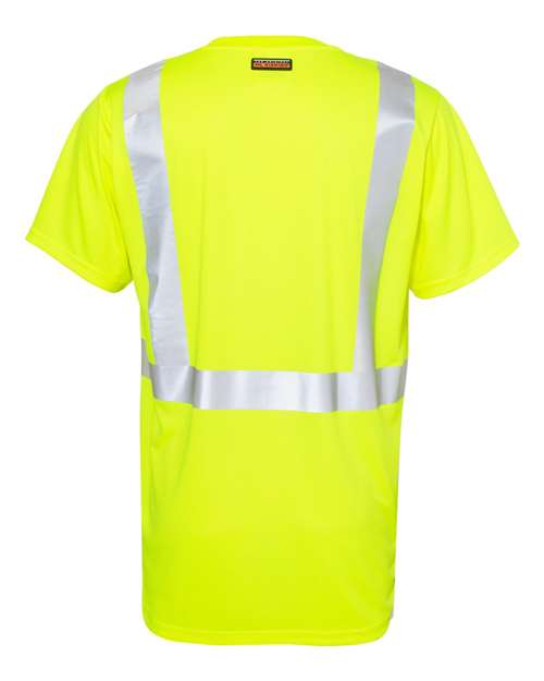 Black Bottom Class 2 T-Shirt - Back - B36829174 - Lime