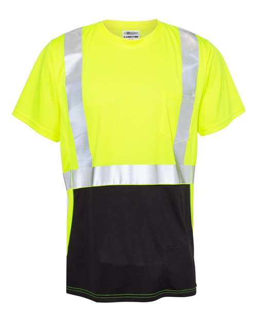 Black Bottom Class 2 T-Shirt - Front - B36829174 - Lime