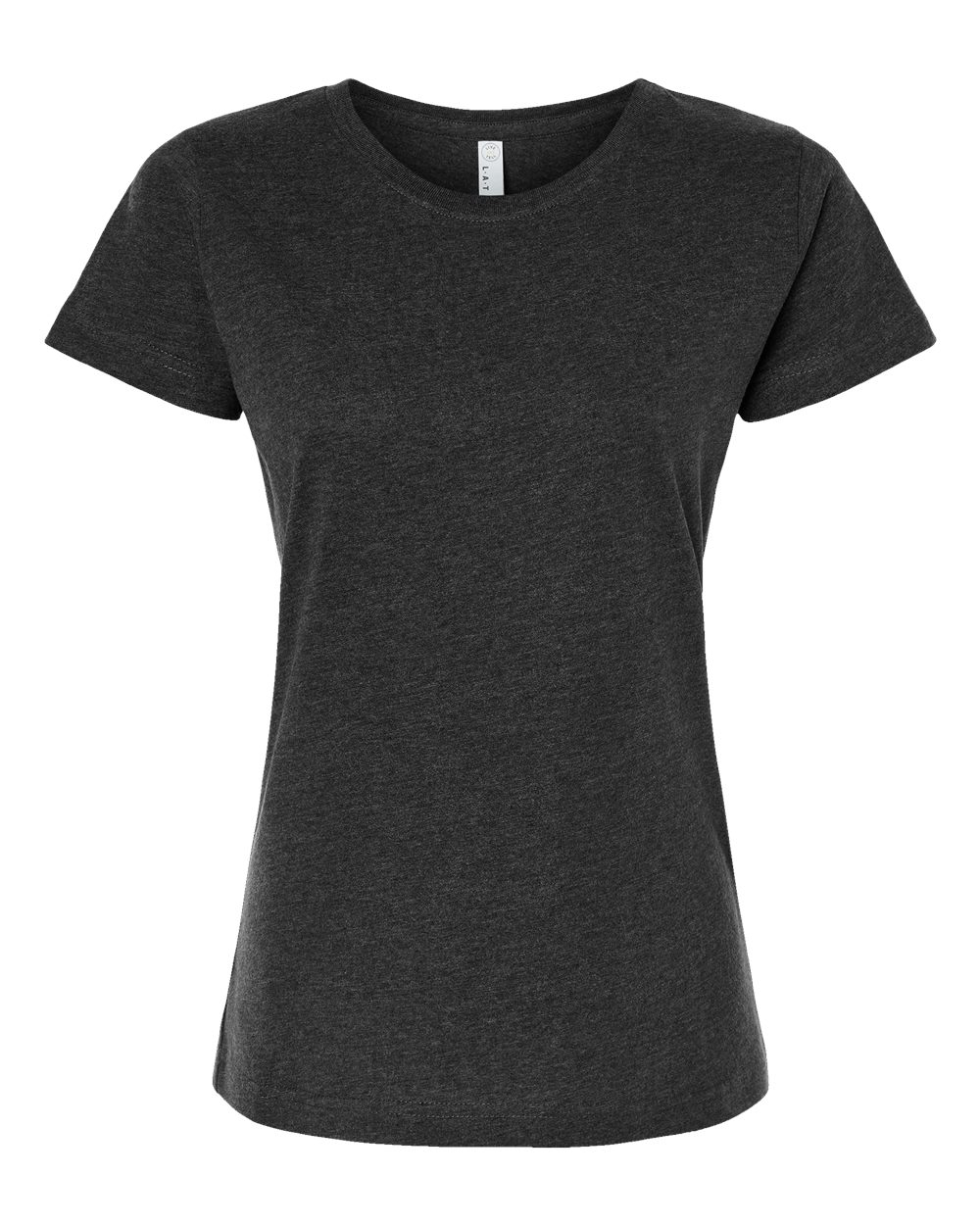 Women's Fine Jersey Tee - Front - B87238513 - Vintage Smoke