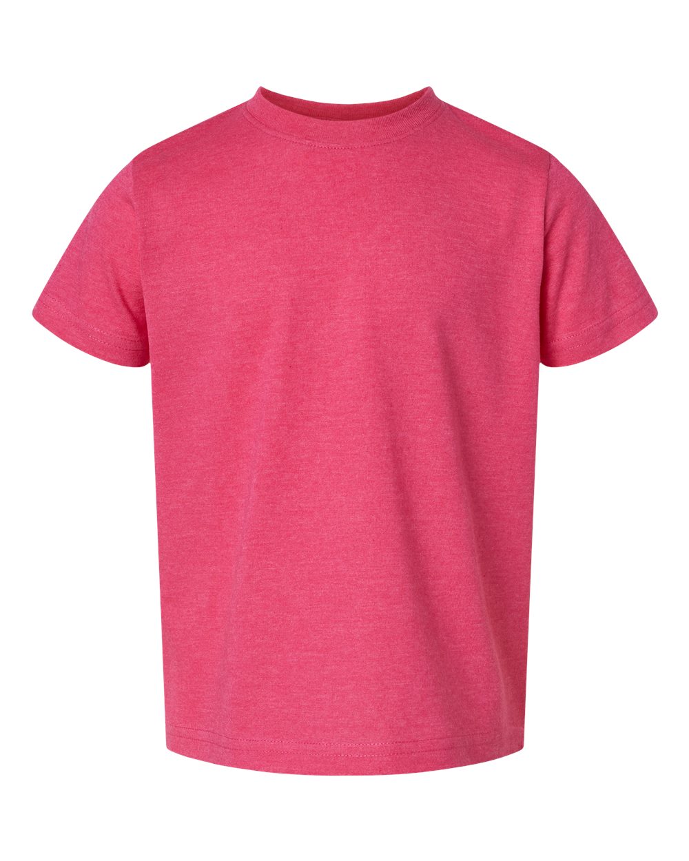 Toddler Fine Jersey Tee - Front - B31838363 - Vintage Hot Pink