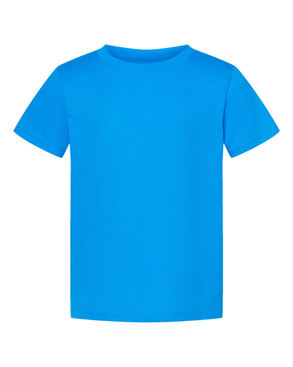 Toddler Fine Jersey Tee - Front - B31838765 - Vintage Turquoise