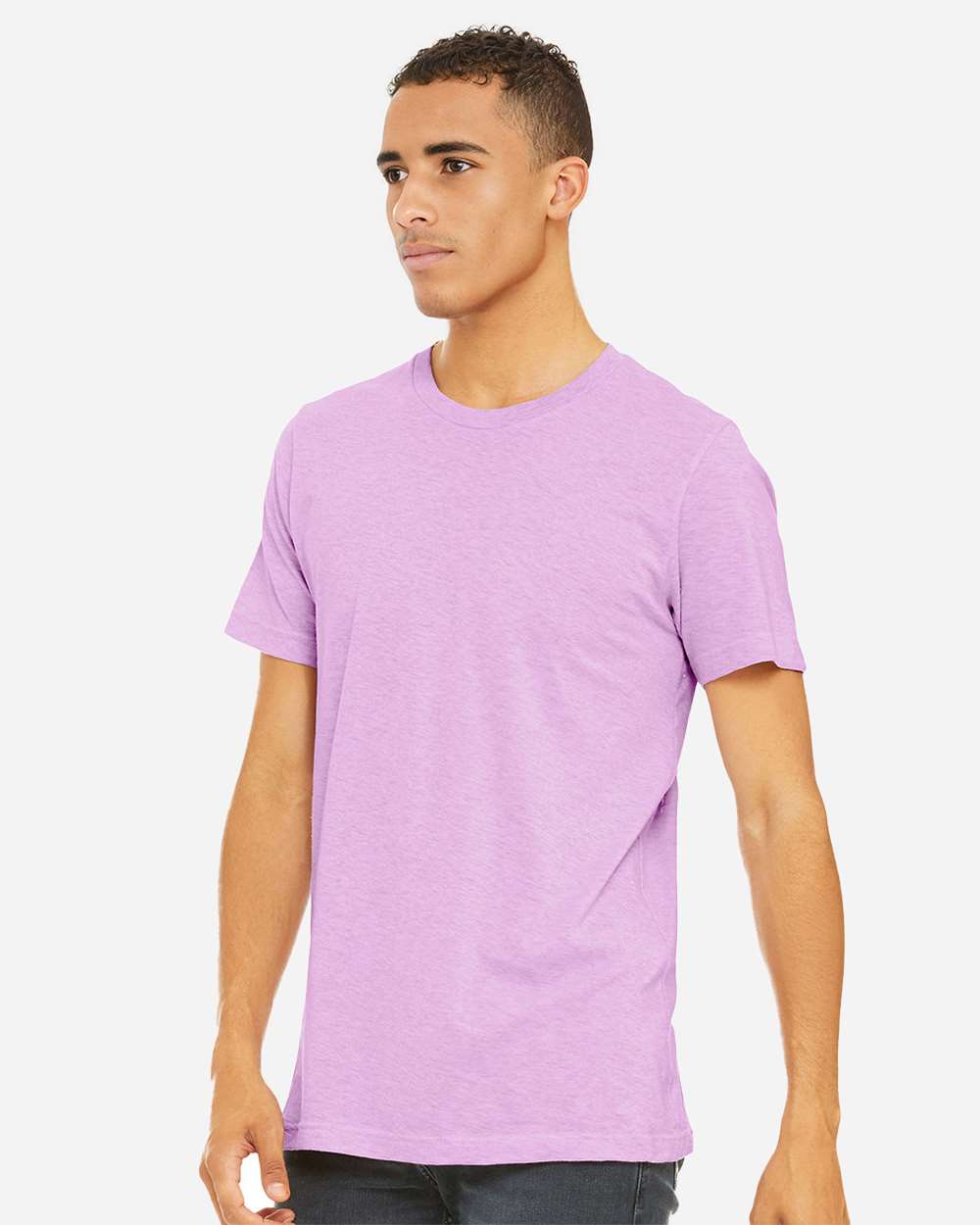 CVC Jersey Tee - OnModelSide - B00706282 - Heather Prism Lilac