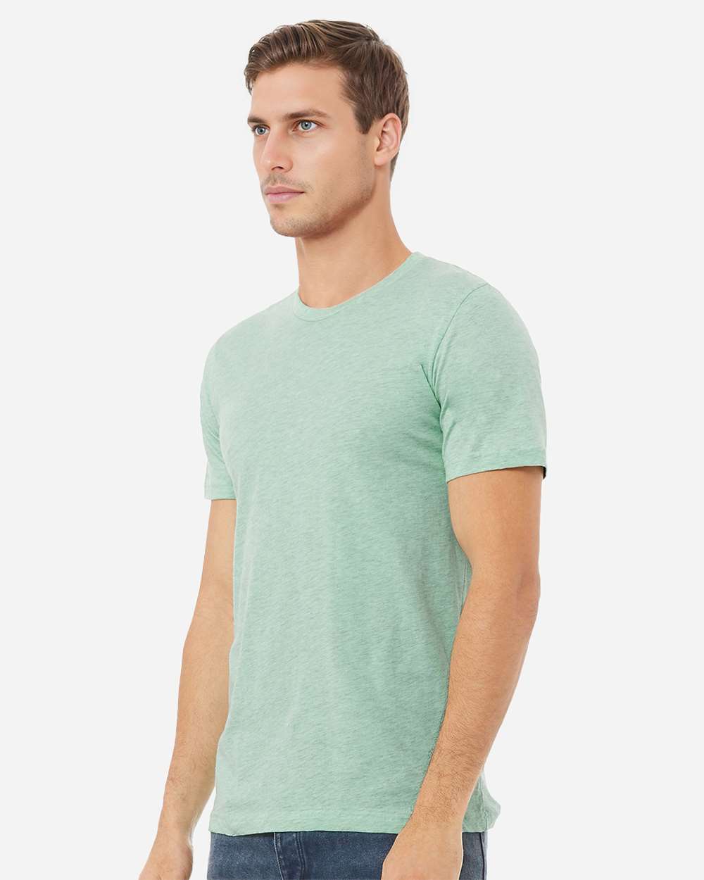 CVC Jersey Tee - OnModelSide - B00706292 - Heather Prism Mint