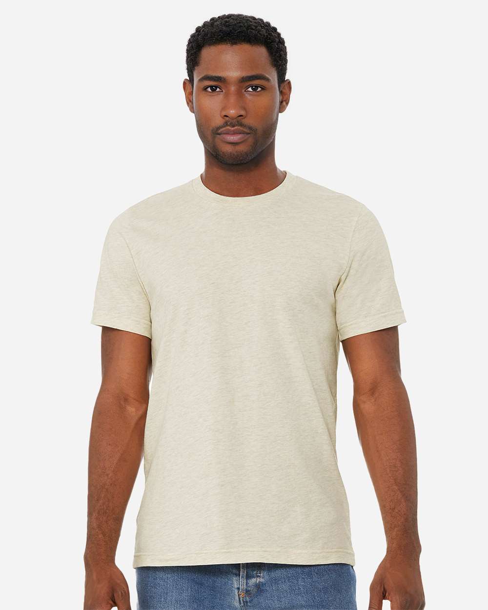 CVC Jersey Tee - OnModelFront - B00706242 - Heather Prism Natural