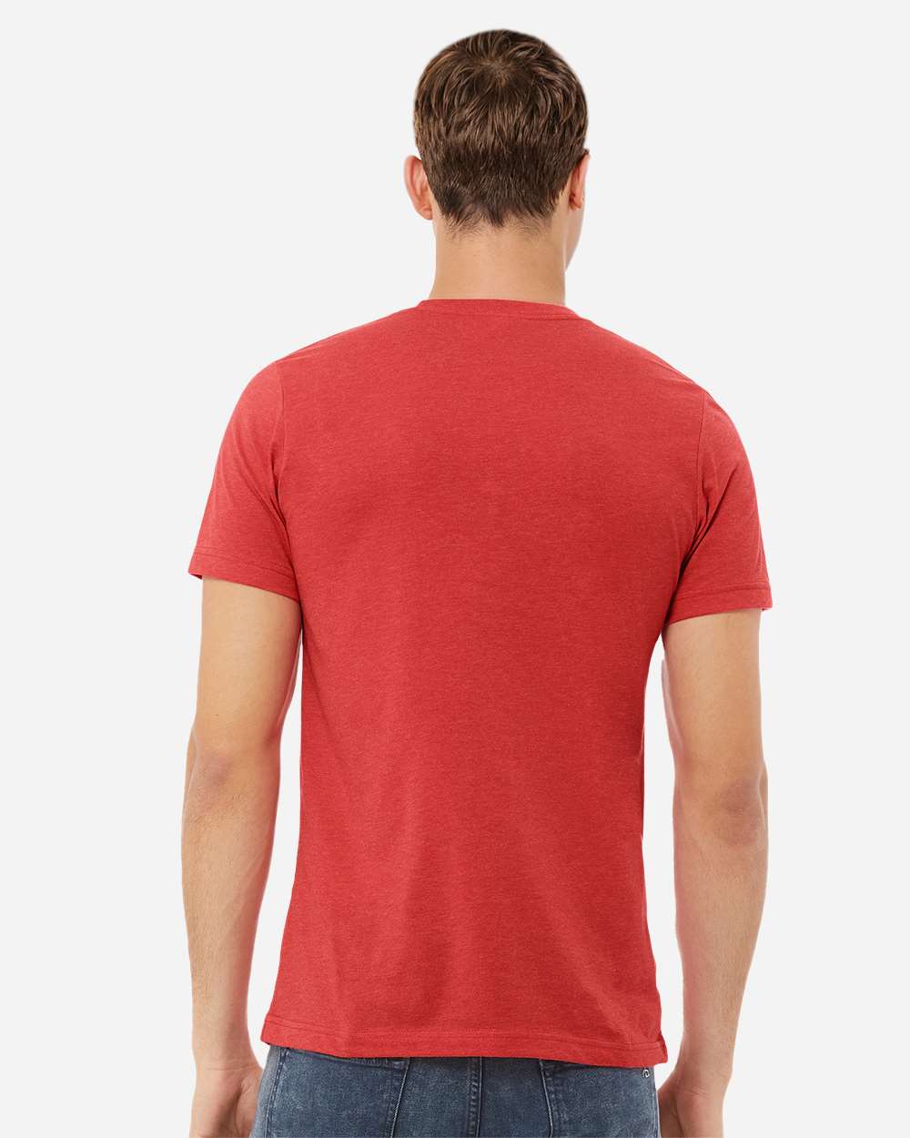 CVC Jersey Tee - OnModelBack - B00706702 - Heather Red