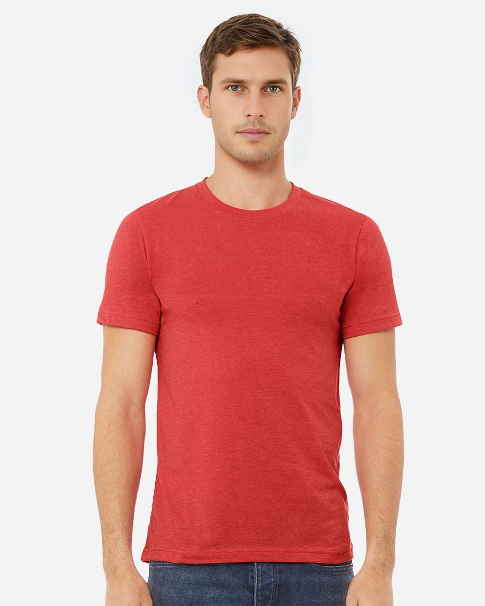 CVC Jersey Tee - OnModelFront - B00706702 - Heather Red