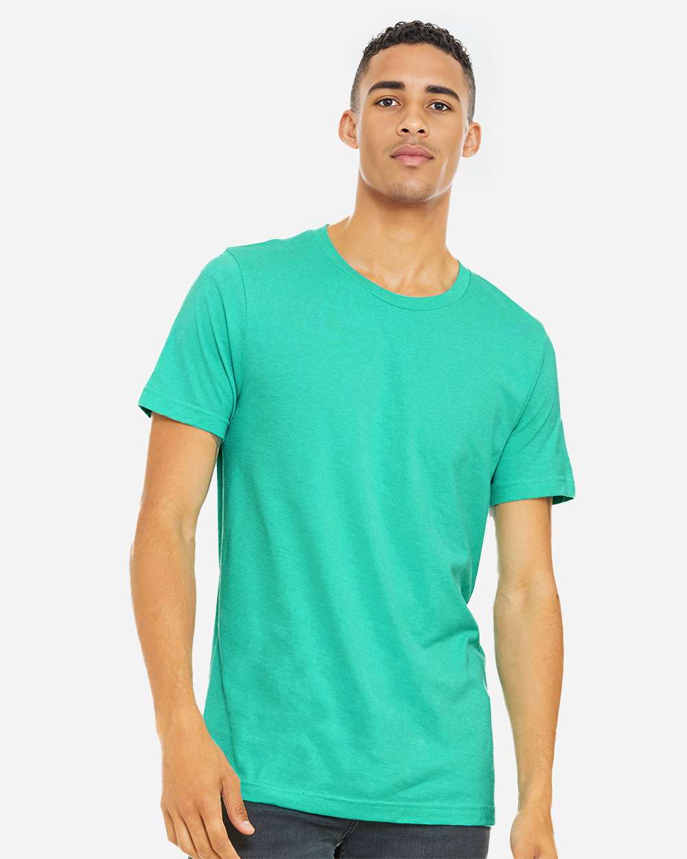 CVC Jersey Tee - OnModelFront - B00706632 - Heather Sea Green