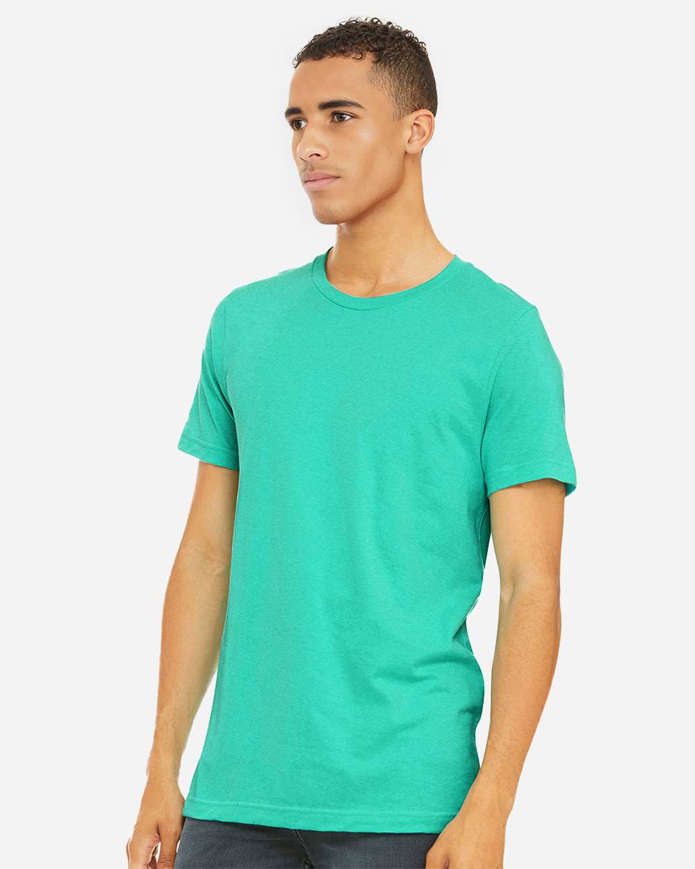 CVC Jersey Tee - OnModelSide - B00706632 - Heather Sea Green