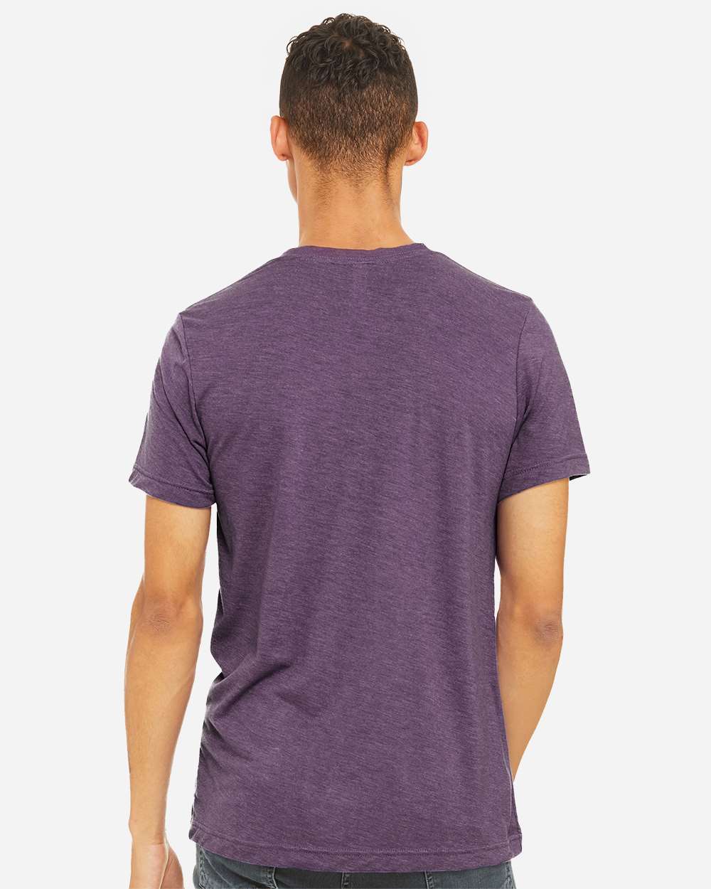 CVC Jersey Tee - OnModelBack - B00706652 - Heather Team Purple