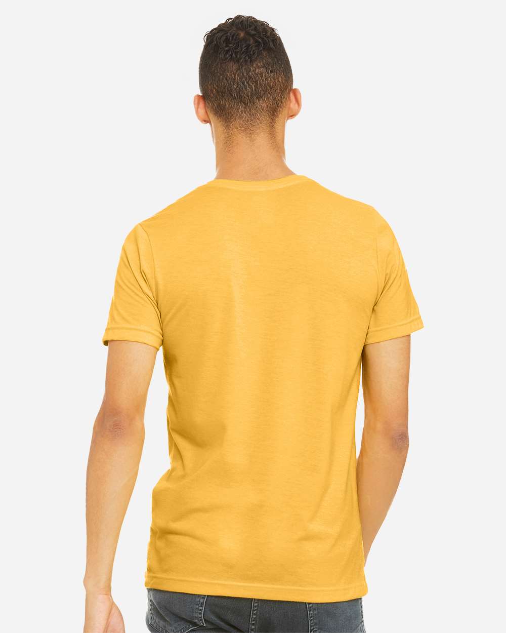 CVC Jersey Tee - OnModelBack - B00706122 - Heather Yellow Gold