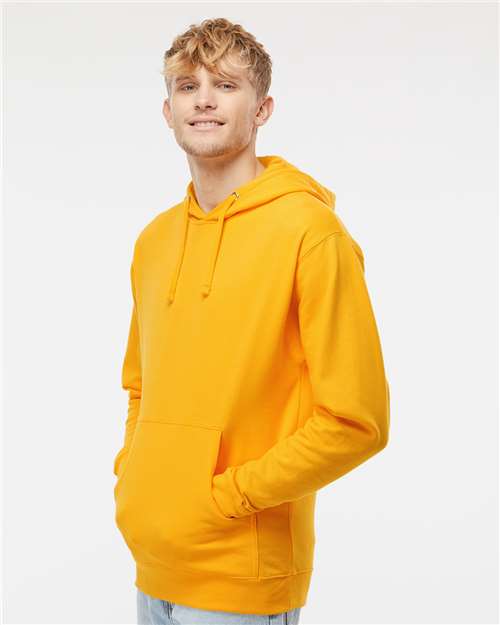 Midweight Hooded Sweatshirt - OnModelSide - B23676122 - Gold