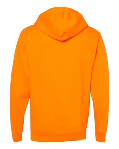 Midweight Hooded Sweatshirt - Back - B23676662 - Safety Orange