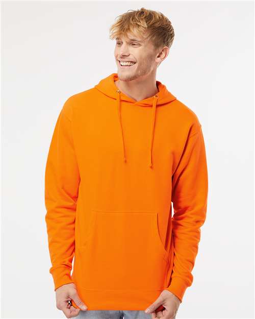Midweight Hooded Sweatshirt - OnModelFront - B23676663 - Safety Orange