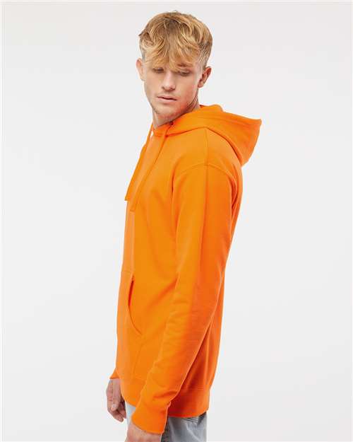 Midweight Hooded Sweatshirt - OnModelSide - B23676663 - Safety Orange