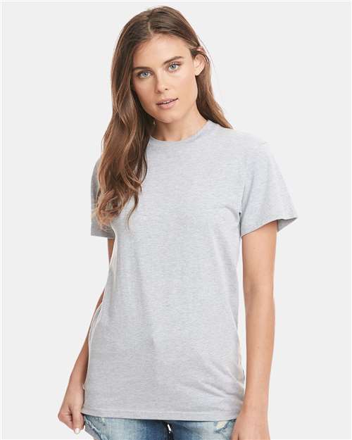 Power Crew Short Sleeve Tee - Front - B01118582 - Heather Grey