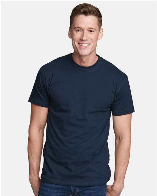 Power Crew Short Sleeve Tee - Front - B01118652 - Midnight Navy