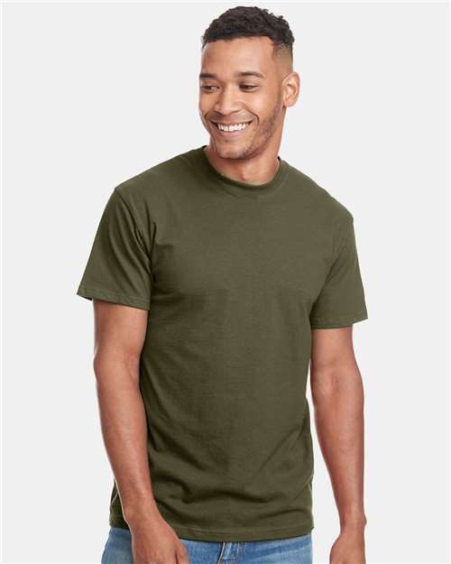 Power Crew Short Sleeve Tee - Front - B01118062 - Military Green