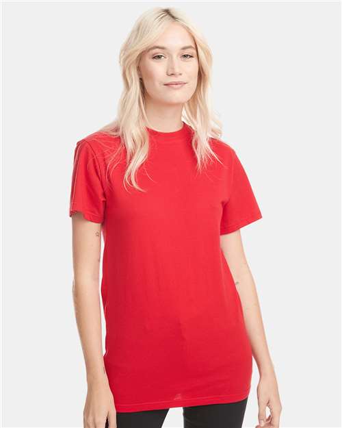 Power Crew Short Sleeve Tee - Front - B01118702 - Red