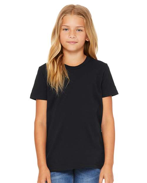 Youth Jersey Tee - OnModelFront - B38006523 - Vintage Black
