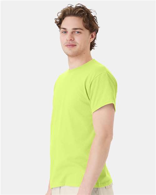 Ecosmart™ T-Shirt - OnModelSide - B06500163 - Safety Green