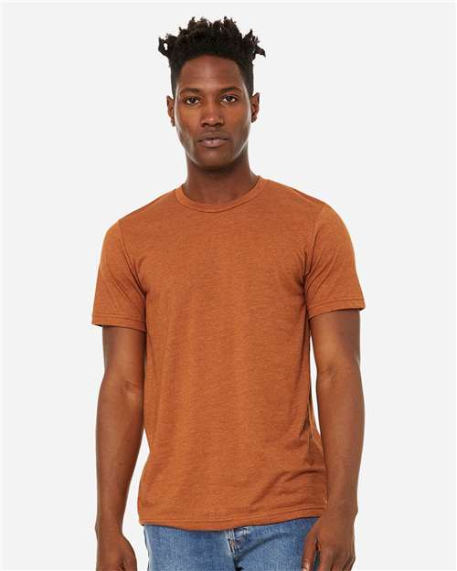 Unisex Sueded Tee - OnModelFront - B29706013 - Heather Autumn