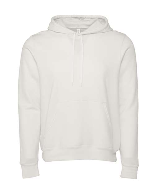 Sponge Fleece Hoodie - Front - B86306082 - Vintage White